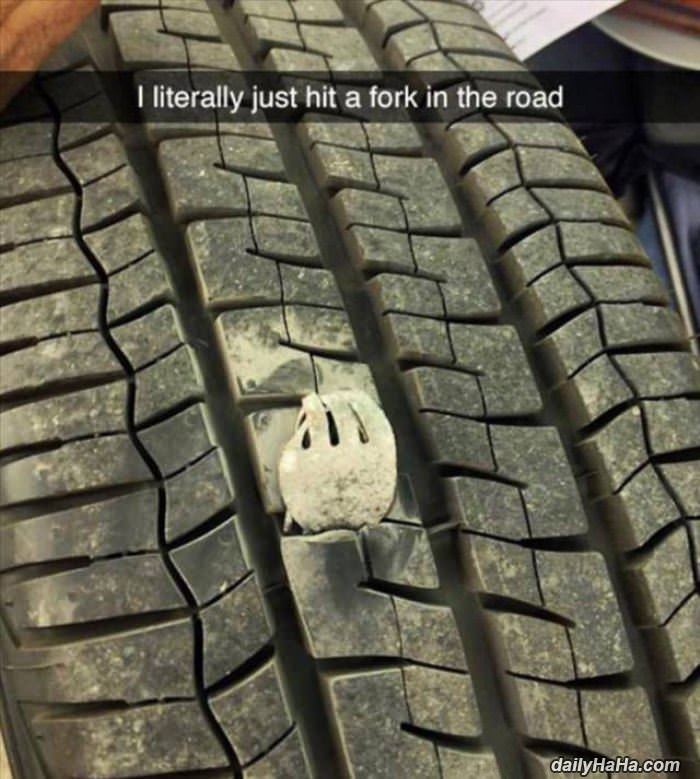 fork in the road funny picture