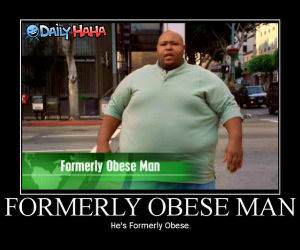 Formerly Obese Man Funny Picture