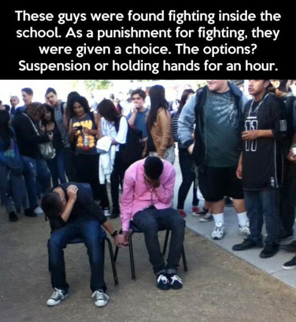 Found Fighting in School funny picture