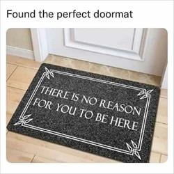 found that doormat