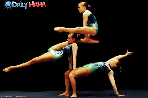 Freak Gymnastic Skills funny picture