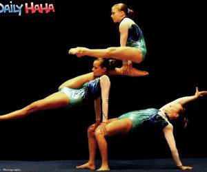 Freak Gymnastic Skills funny picture