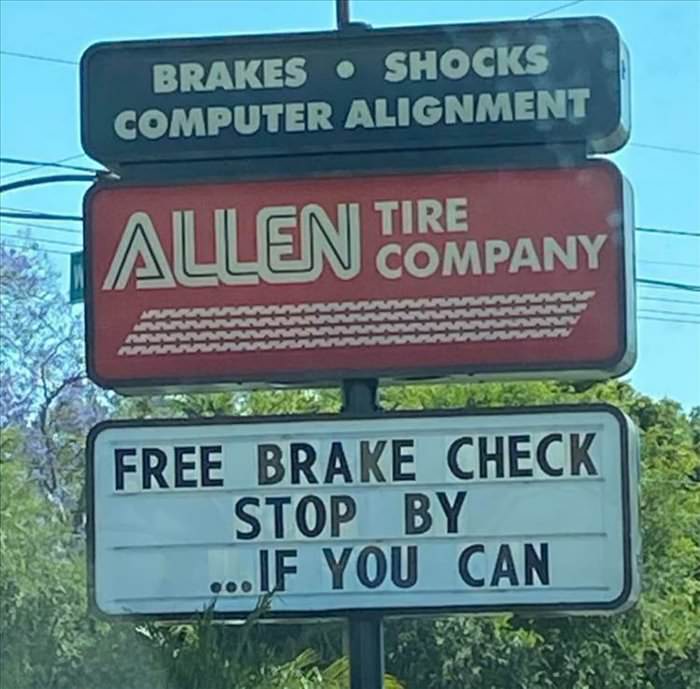 free brake check