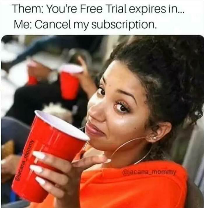 free trial expires