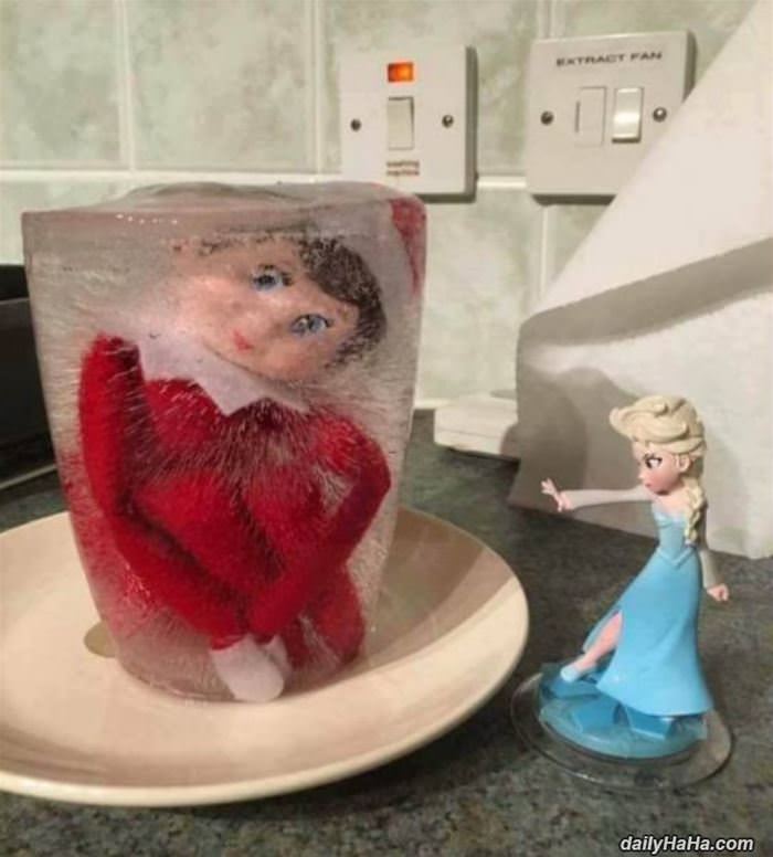 frozen elf funny picture