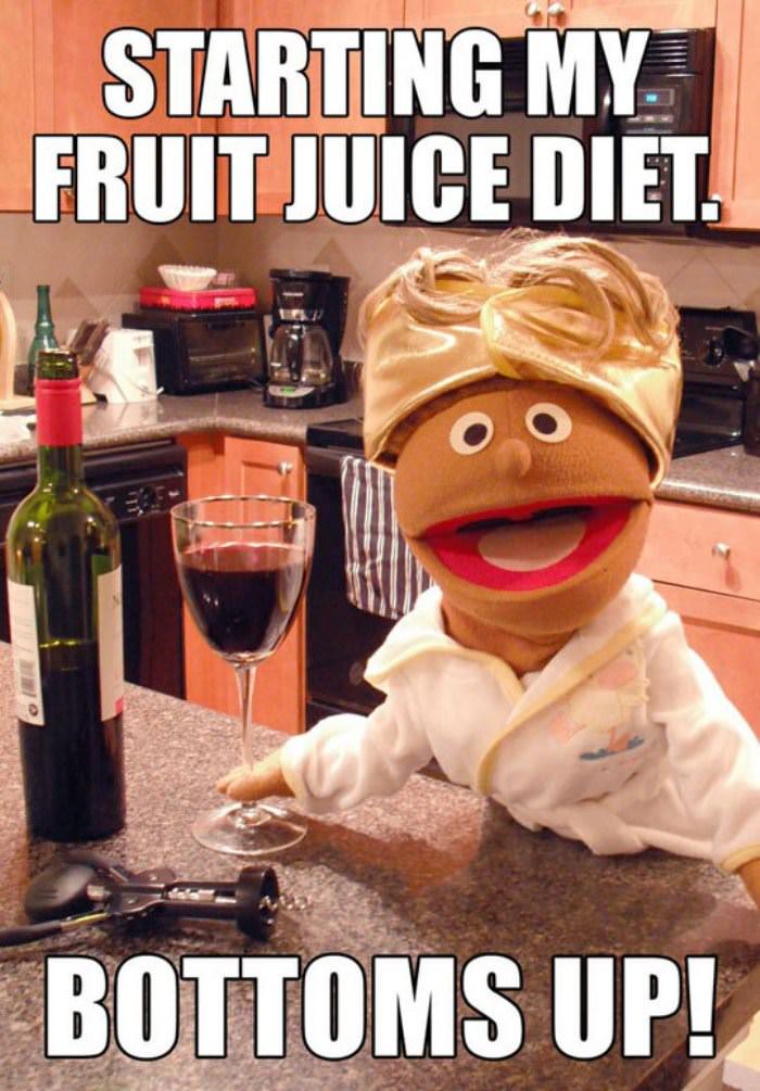 fruit juice diet funny picture