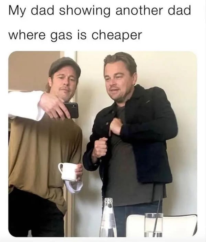gas is cheaper
