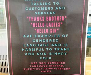 gendered language funny picture