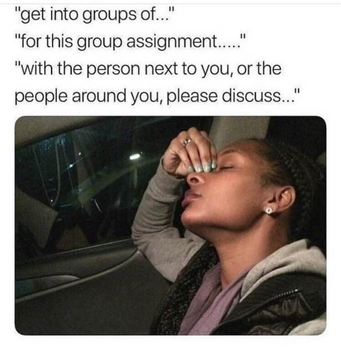 get into groups