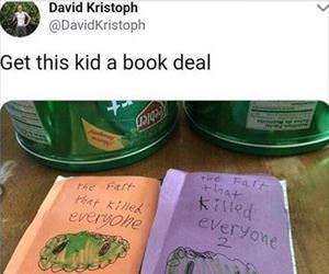 get this kid a book deal