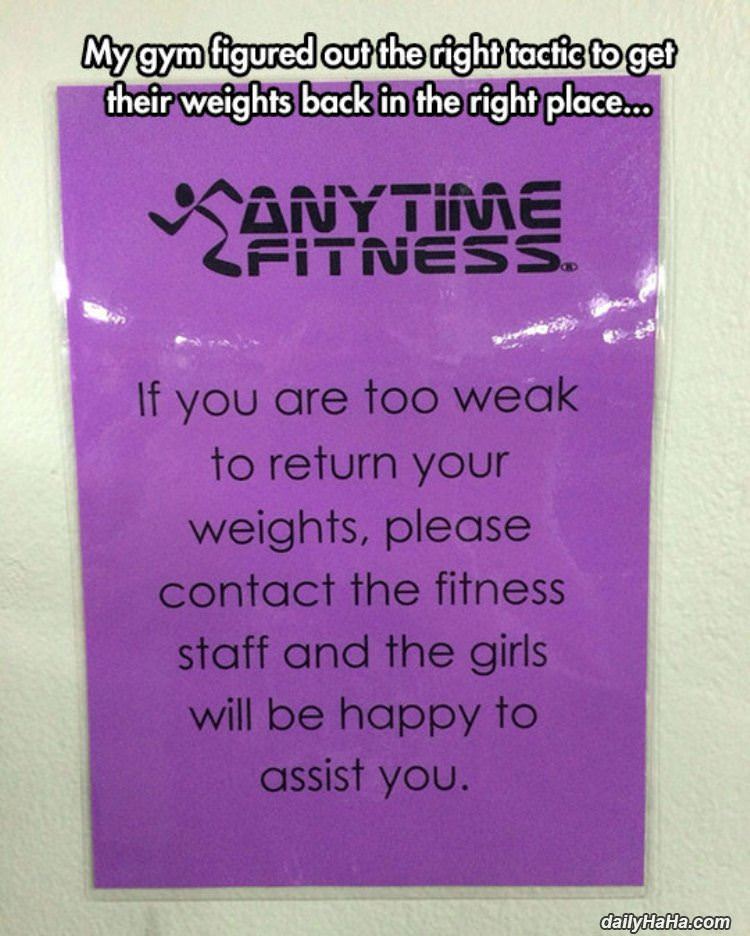 get the weights back funny picture