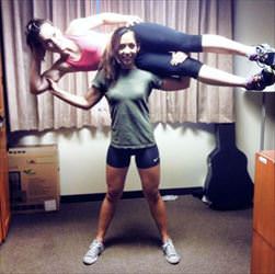 getting a good workout in