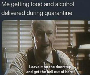 getting food delivered