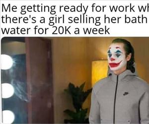 getting ready for work