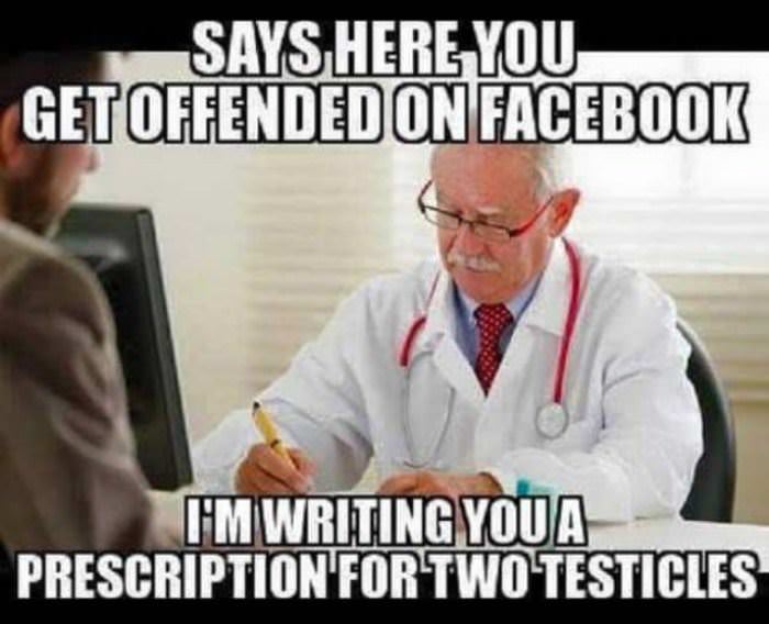 getting offended funny picture