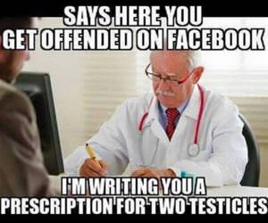 getting offended funny picture