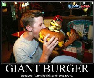 giant burger health problems