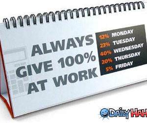 Give 100 Percent funny picture