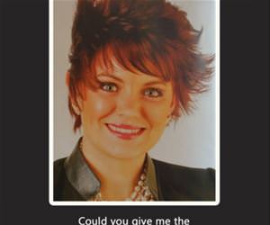 give me the 65 mph hair funny picture