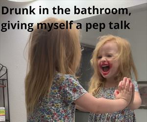 giving myself a pep talk