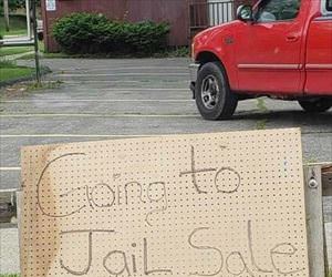 going to jail sale