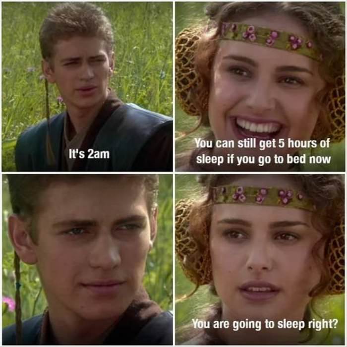 going to sleep now right