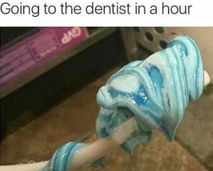 going to the dentist