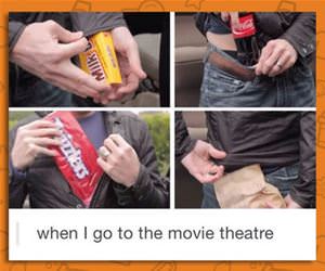 going to the movies funny picture