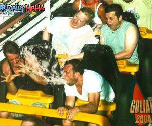 Goliath Roller Coaster Puke