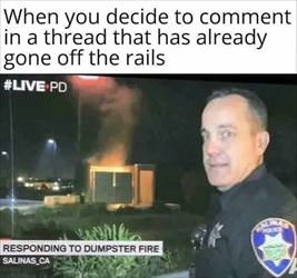 gone off the rails