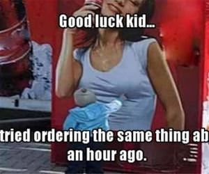 good luck kid funny picture