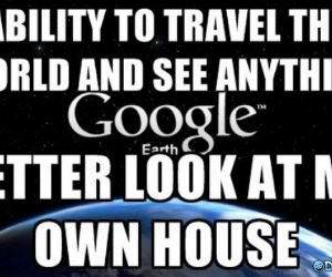 Google Earth funny picture
