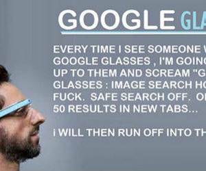 Google Glasses funny picture
