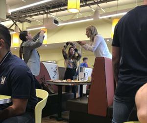 got their food 10 minutes ago