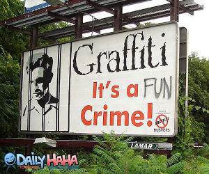Graffiti is a Crime