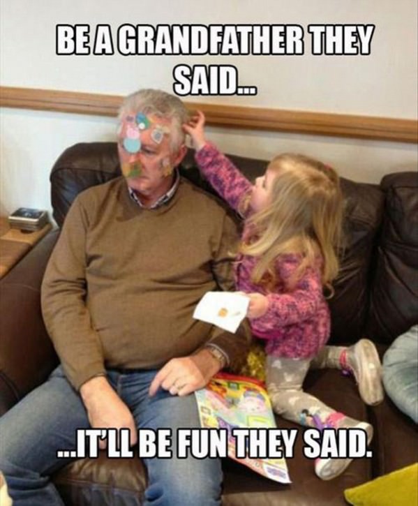 Granfather Time funny picture