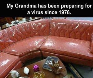 grandma has been preparing