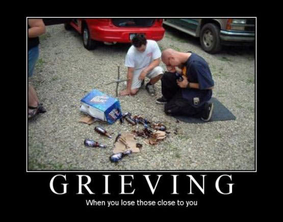 Grieving for beer