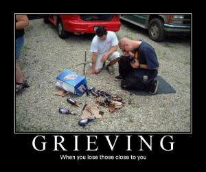 Grieving for beer
