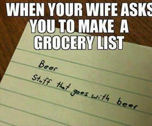 grocery list