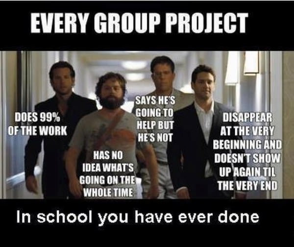 All Group Projects funny picture