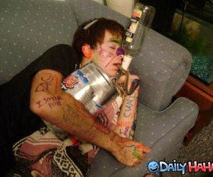 Drunky Taking Power Nap