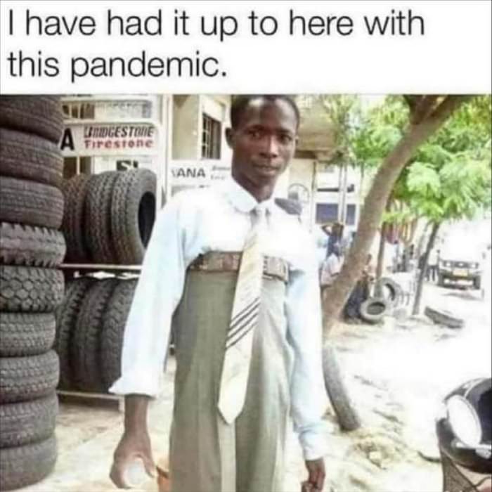 had it up to here ... 2