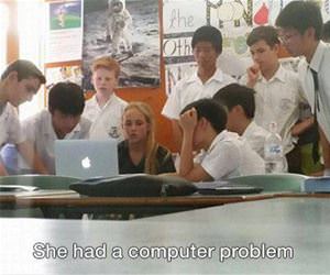had a computer problem funny picture
