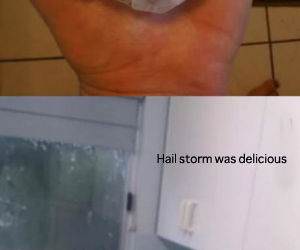 Hail Storm funny picture