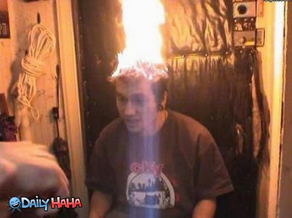 Fire Hair funny picture