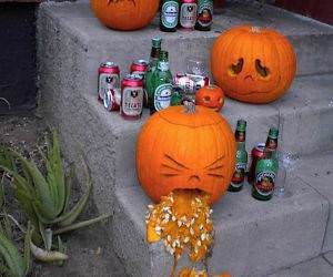 Halloween Puke Pumpkins