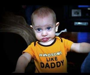 handsome like daddy