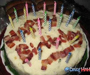 Bacon Cake funny picture