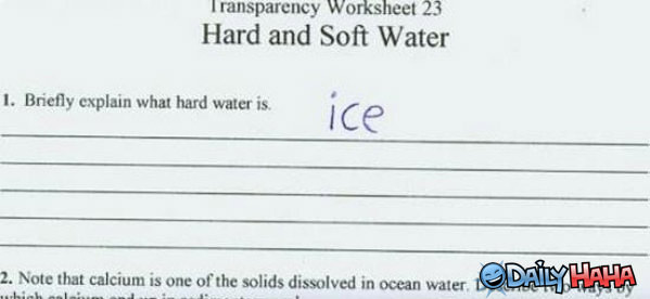 Hard Water funny picture